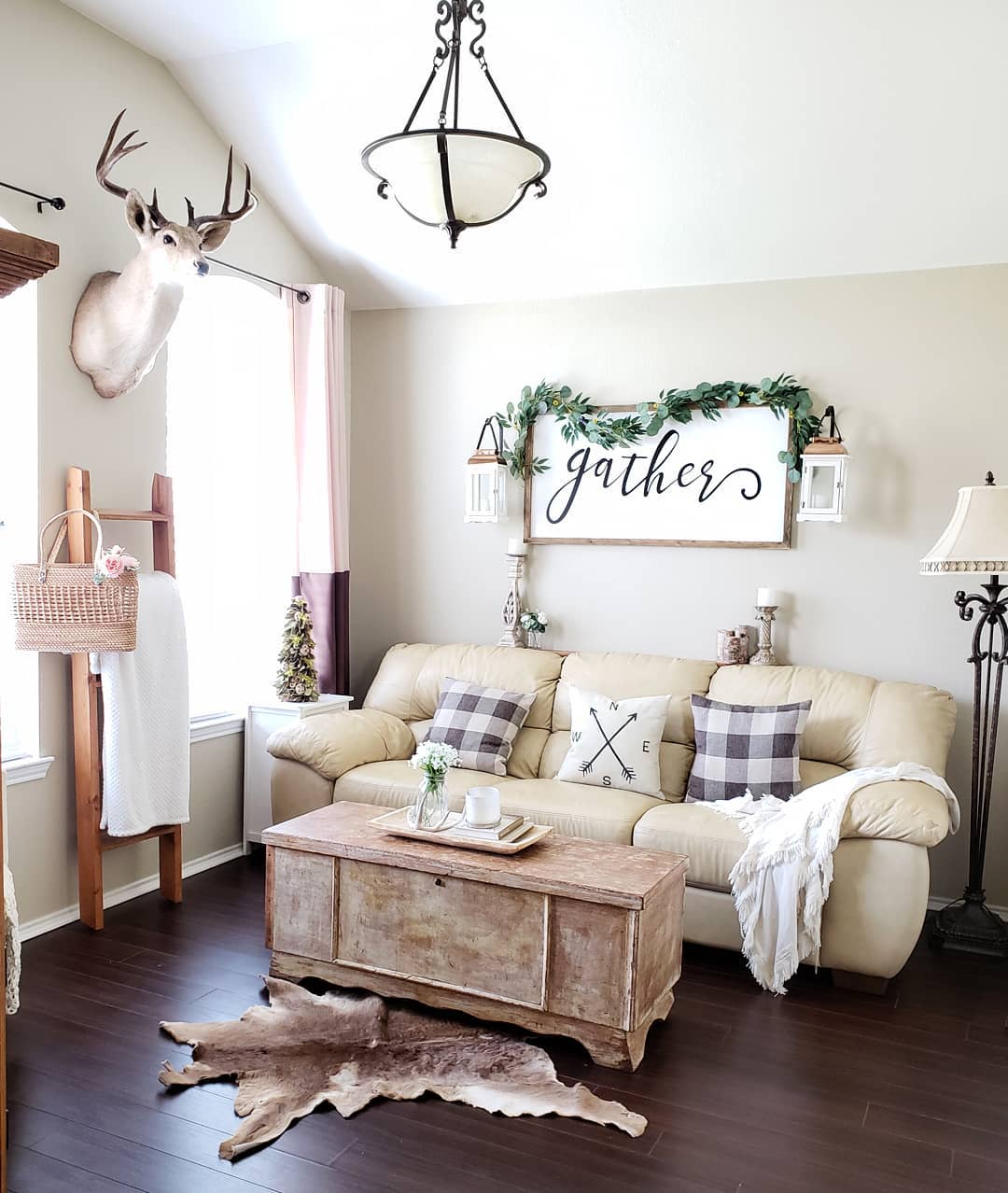 34. a Sunlit Nook with a Rattan Peacock Chair and Macrame Wall Art