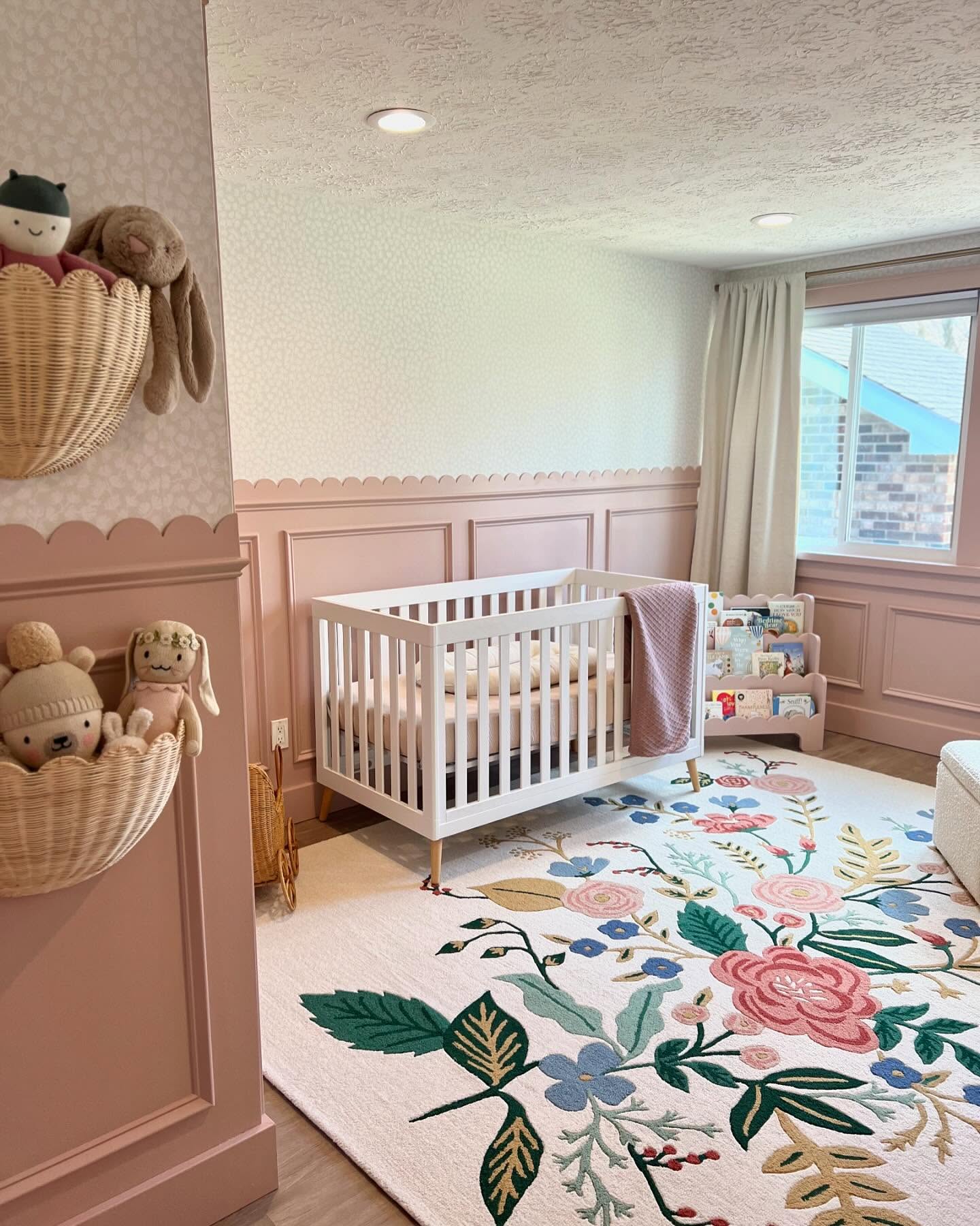 1. Nursery Nook with Whimsical Whales and Starry Dreams
