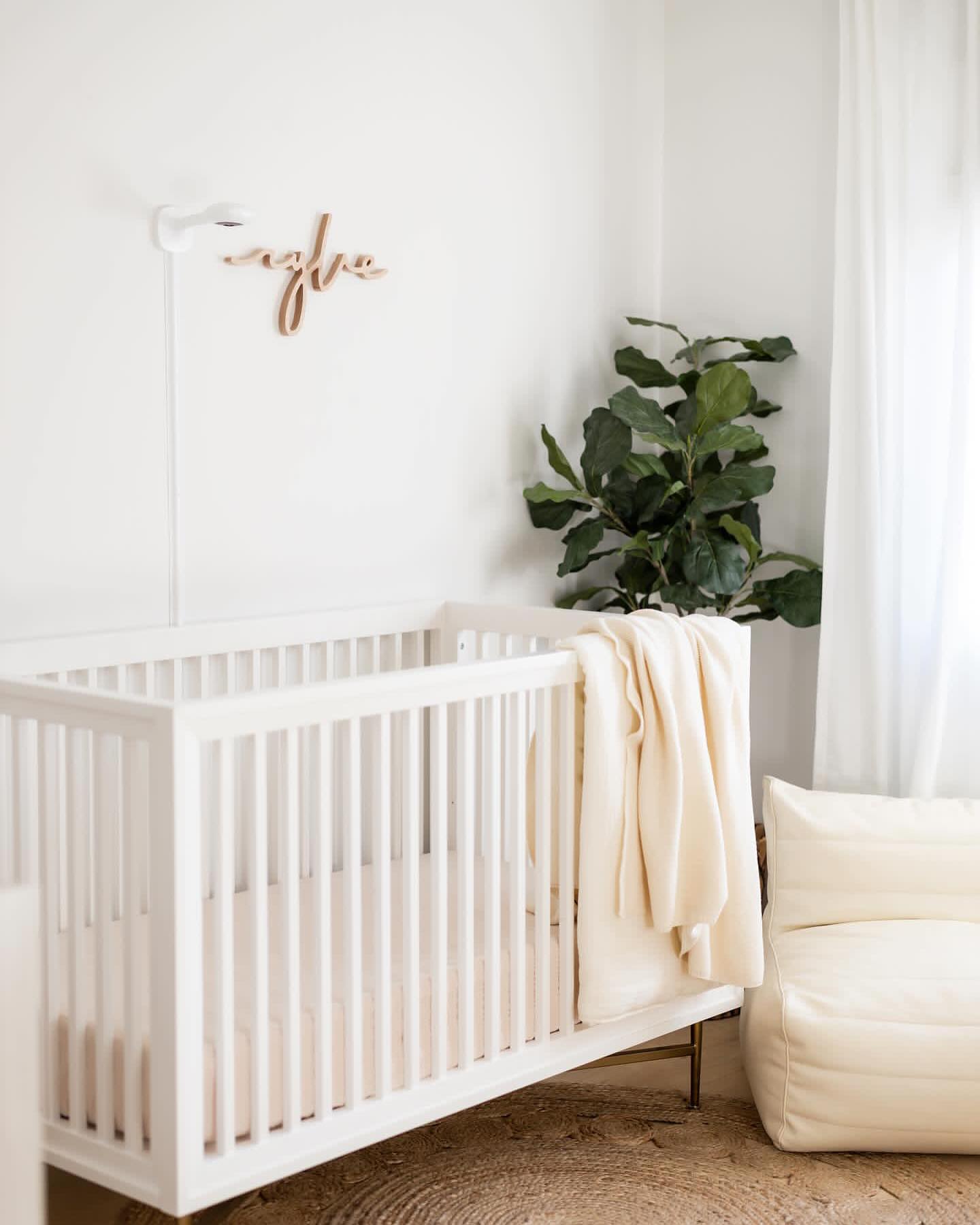 18. the Soft Glow Of Moonlight Through Geometric Shadows Nursery