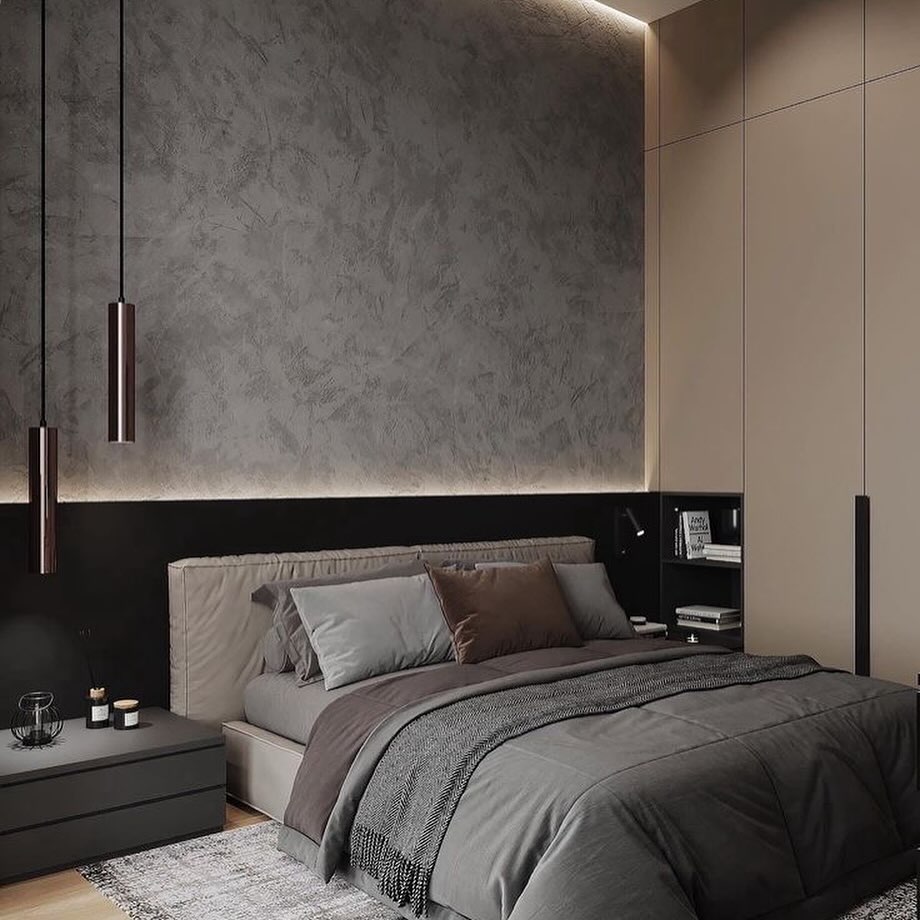 41. Moonlit Serenity: Silver Accents and Sheer Drapes In a Grey Haven
