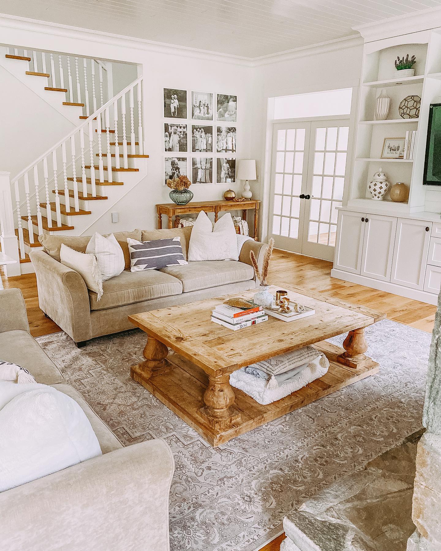 25. a Sunlit Symphony Of Rustic Wood and Woven Textures