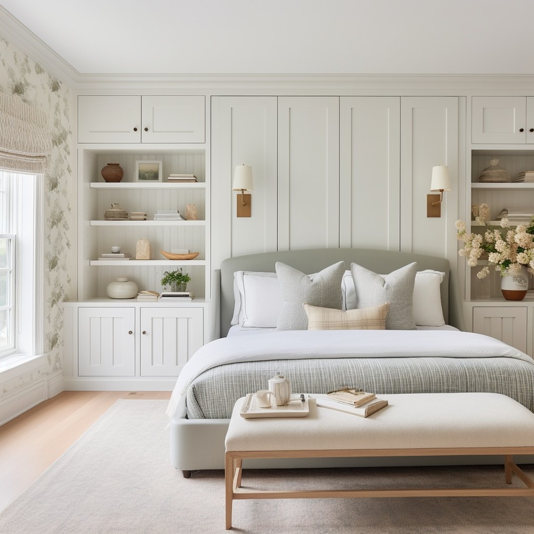 11. a Quilt Of Rustic Charm with a Gingham Pillow Accent