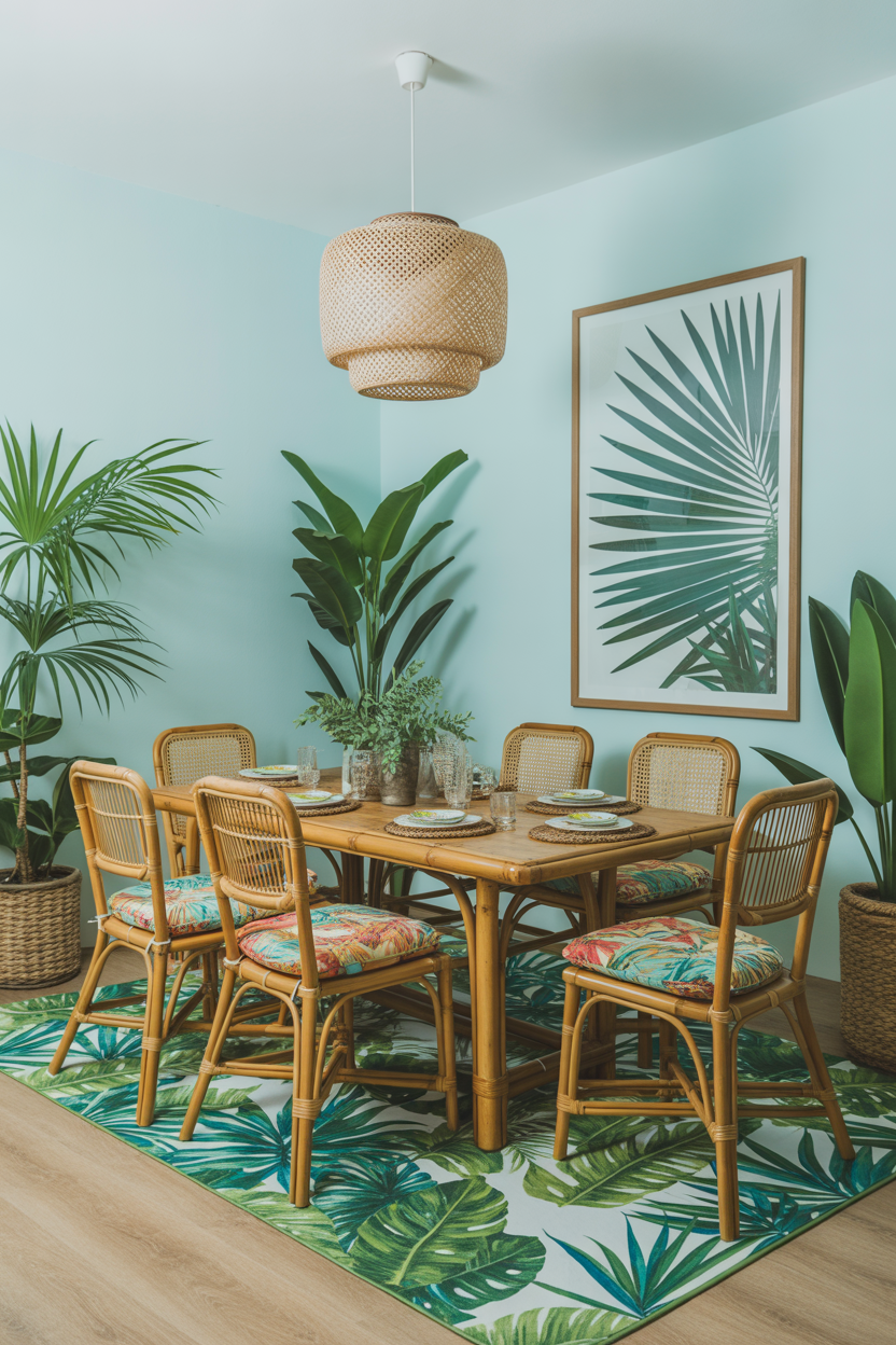 Tropical Dining Room