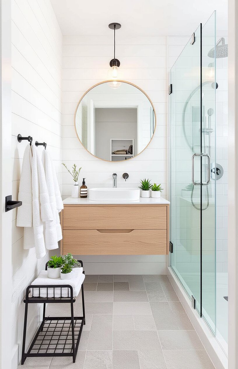Scandinavian Guest Bathroom