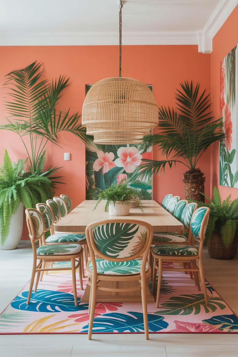 Tropical Oasis Dining Room