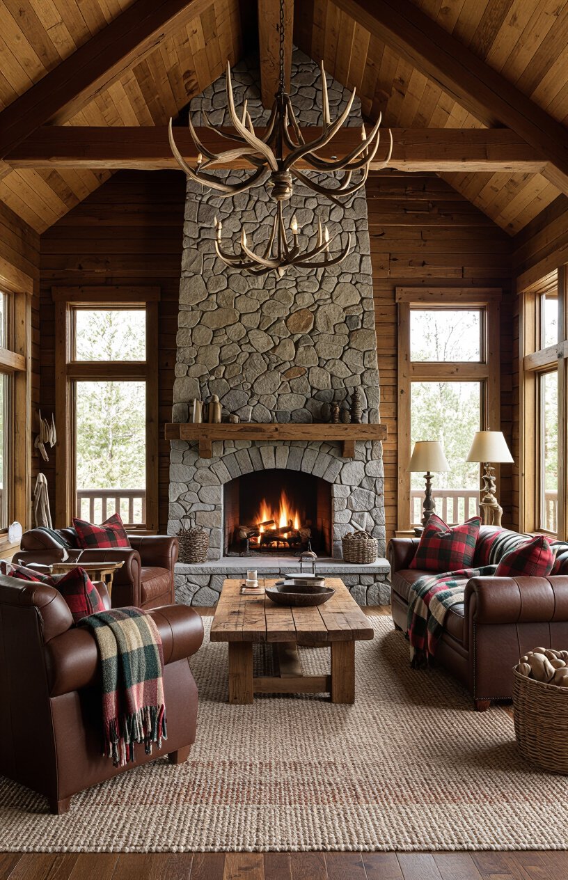 Rustic Cabin Living Room