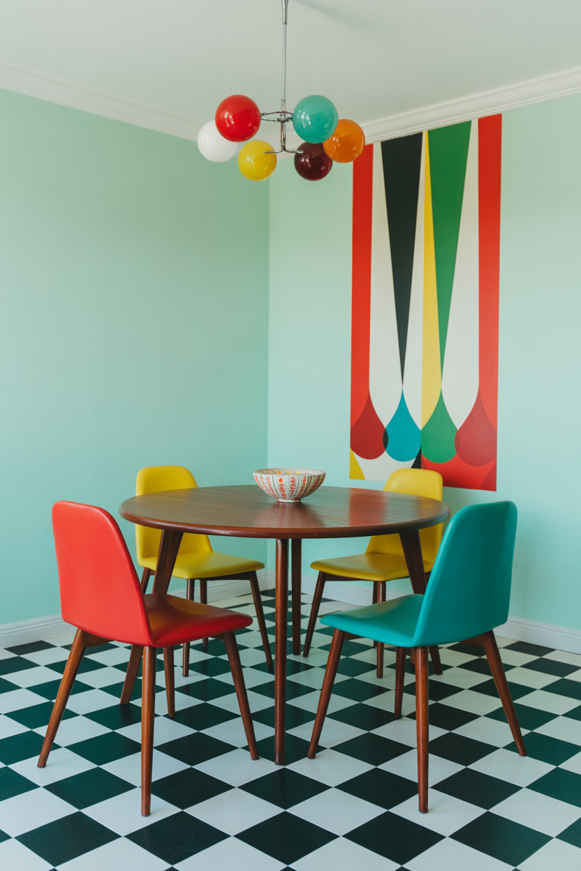 Vintage Retro Dining Room