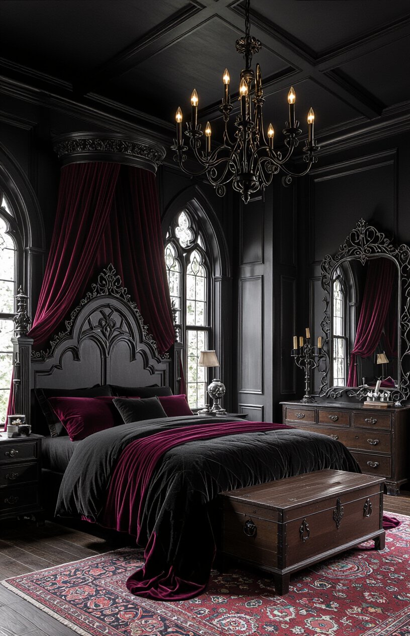 Gothic Revival Bedroom
