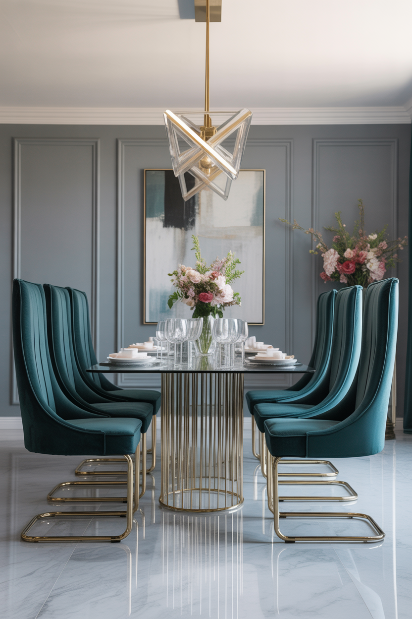 Contemporary Luxe Dining Room