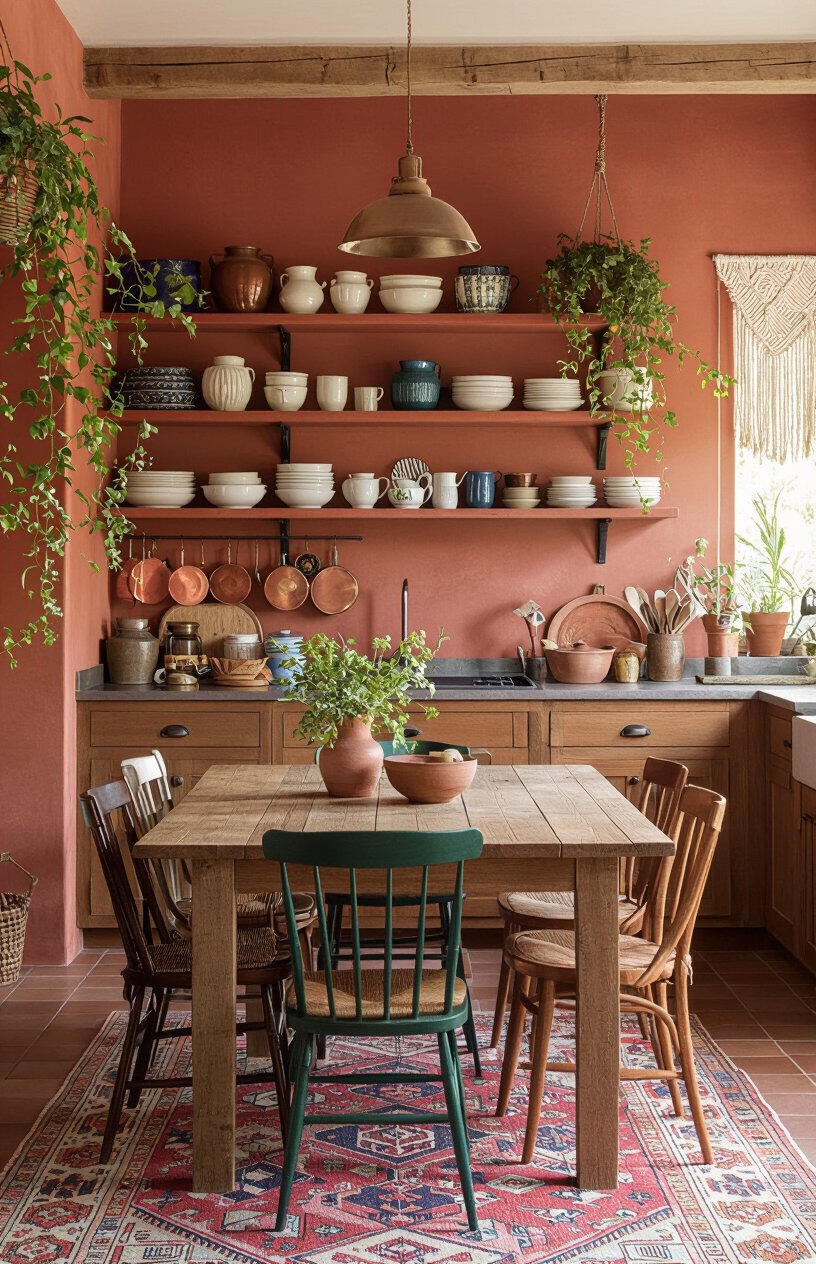 Boho Vintage Kitchen