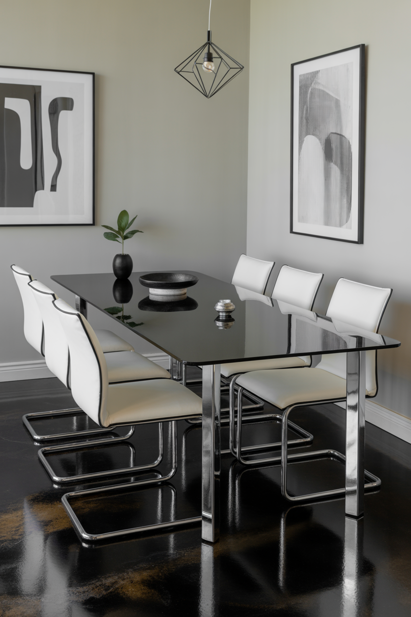 Modern Minimalist Dining Room