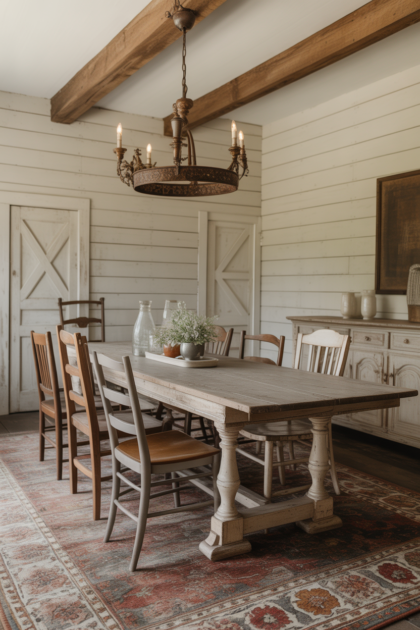 Rustic Farmhouse Dining Room