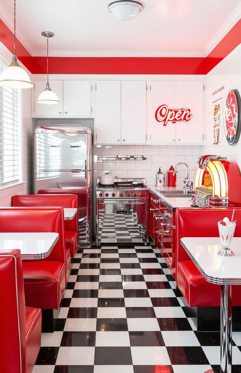 Retro Diner Kitchen