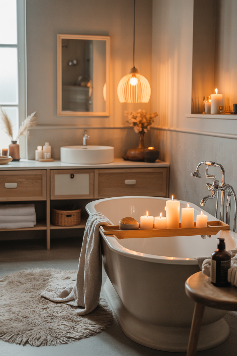 Scandinavian Hygge Bathroom