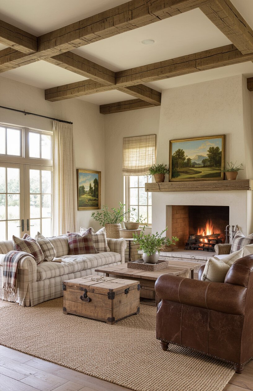 Rustic Farmhouse Living Room
