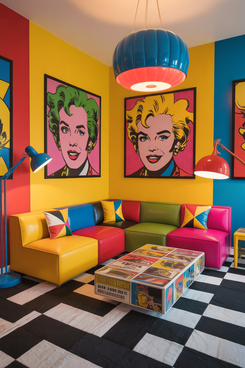Retro Pop Art Lounge