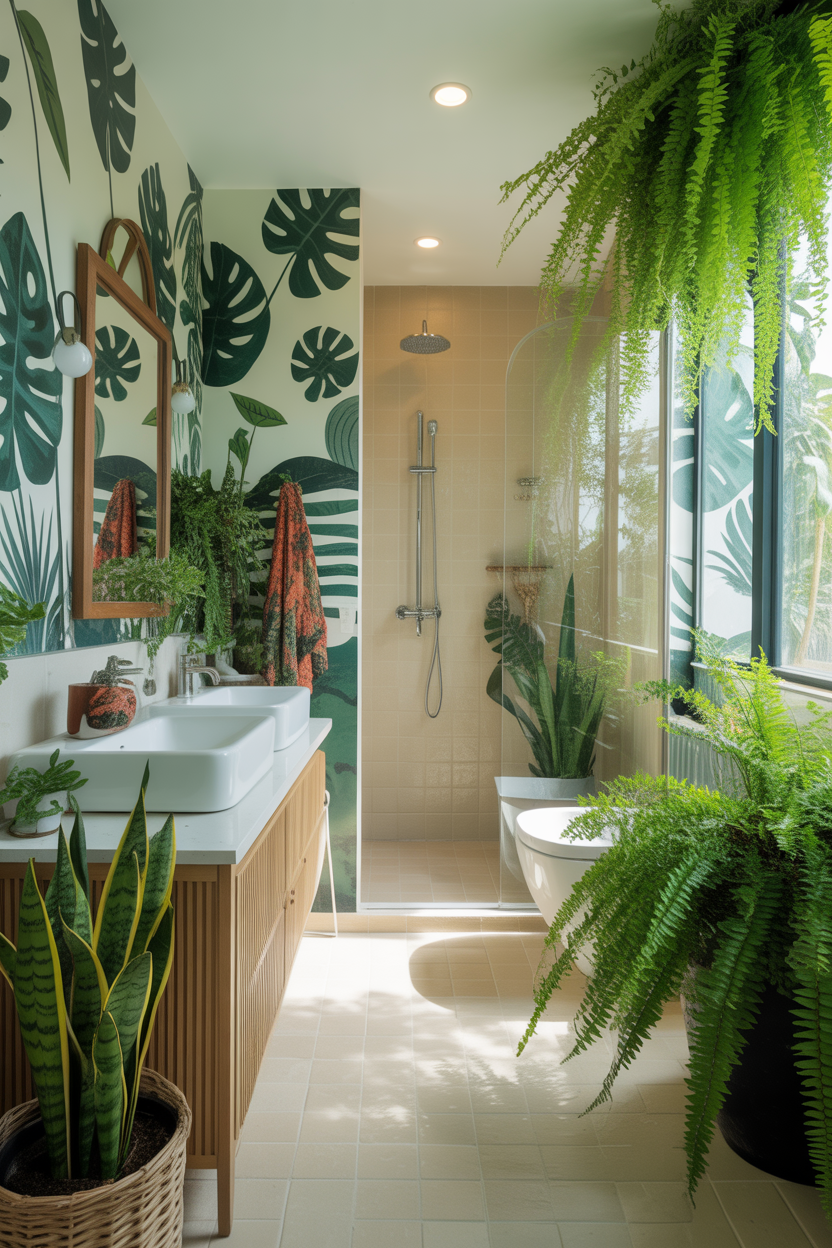 Urban Jungle Bathroom