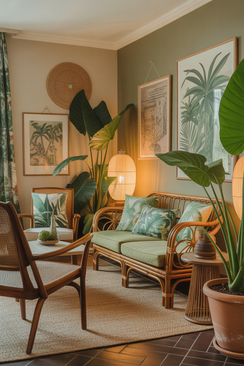 Vintage Tropical Paradise
