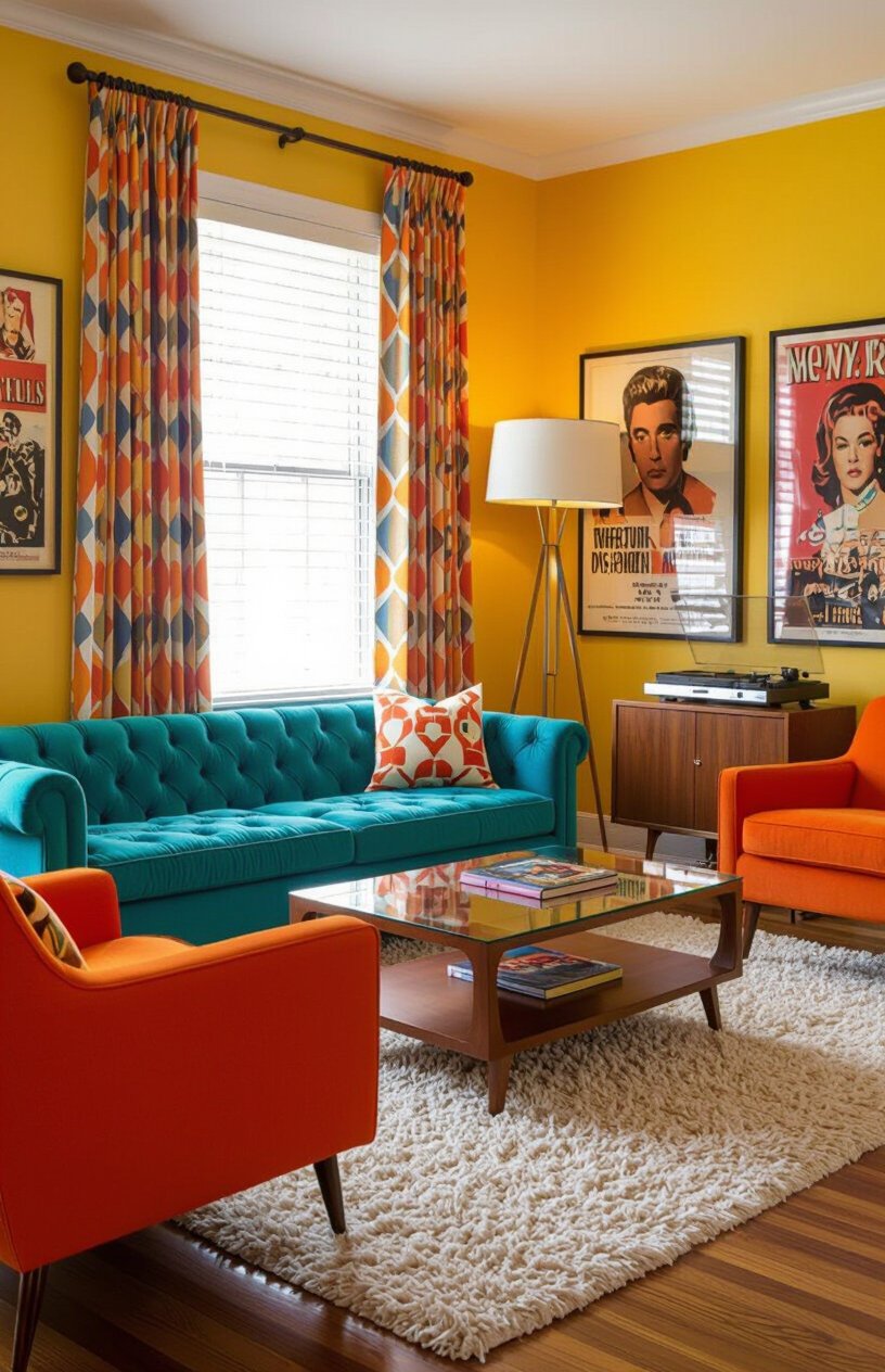 Retro Living Room