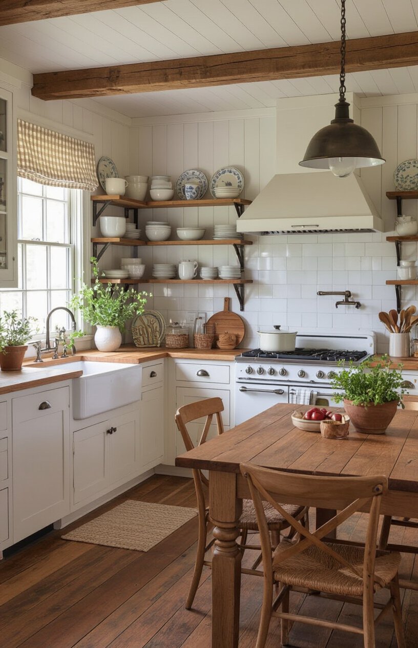 Vintage Farmhouse Kitchen
