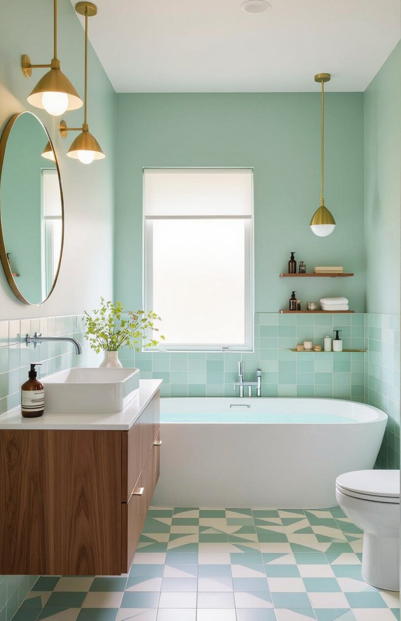 Mid-Century Modern Bathroom