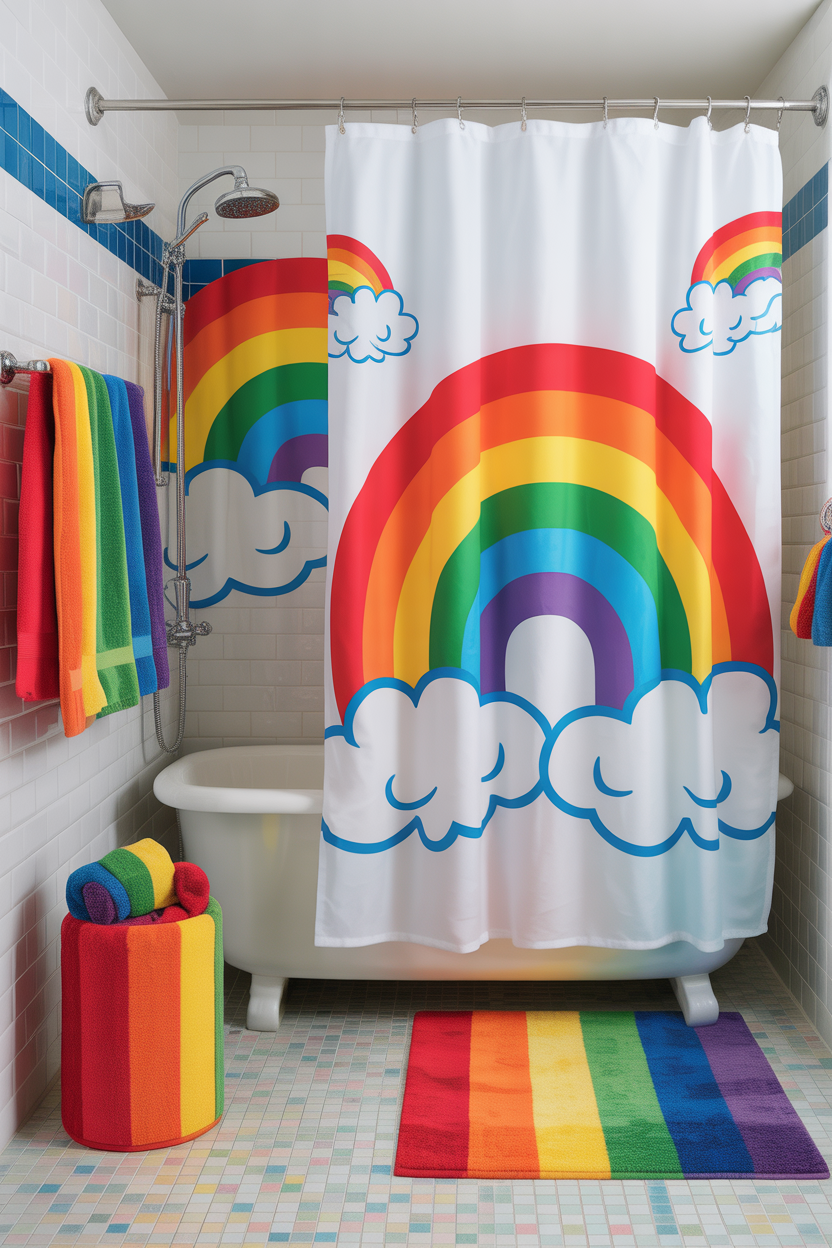 Rainbow Wonderland Bathroom