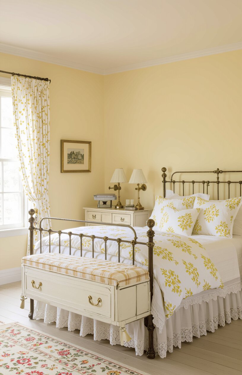 Vintage Yellow Charm