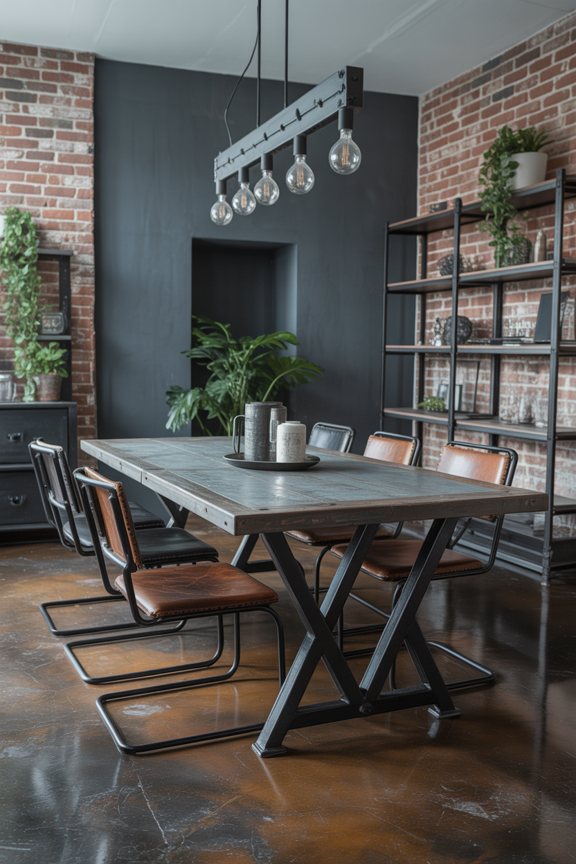 Industrial Chic Dining Room