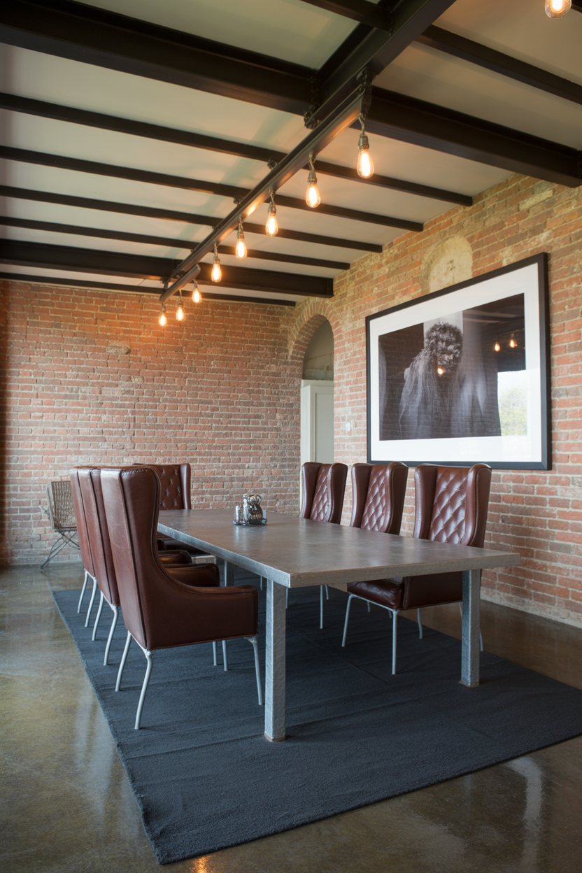 Industrial Chic Dining Room