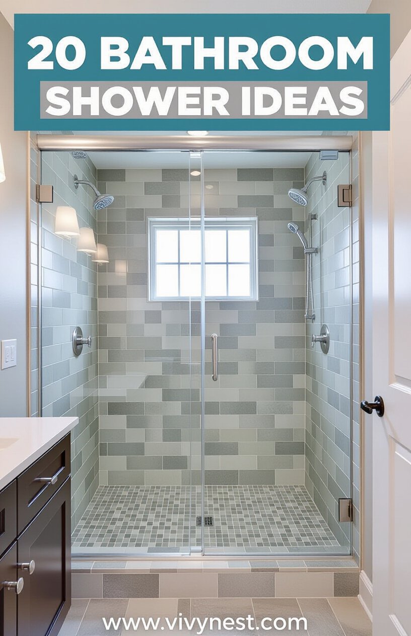 20 Bathroom Shower Ideas