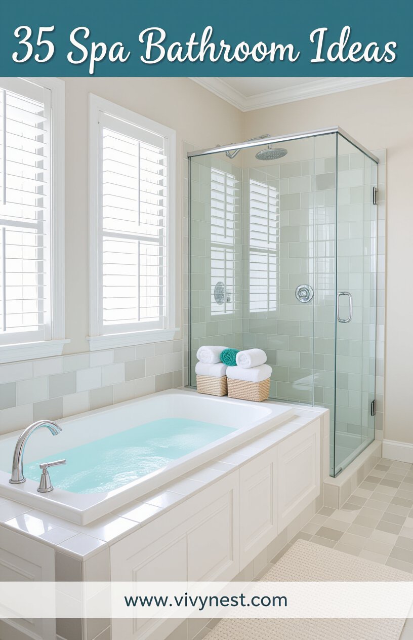 35 Spa Bathroom Ideas