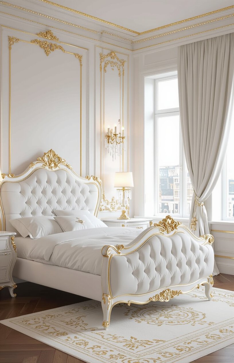 White and Gold Luxury