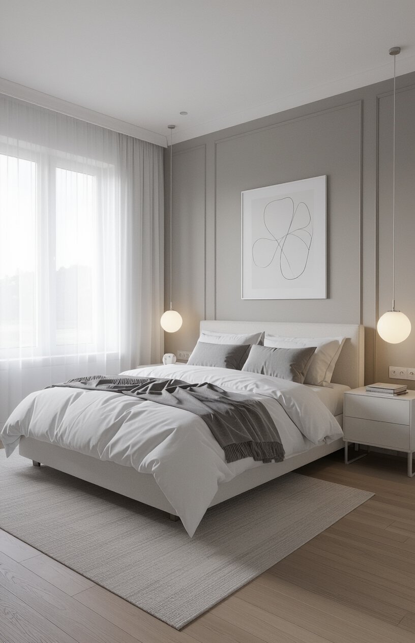 White and Gray Serenity