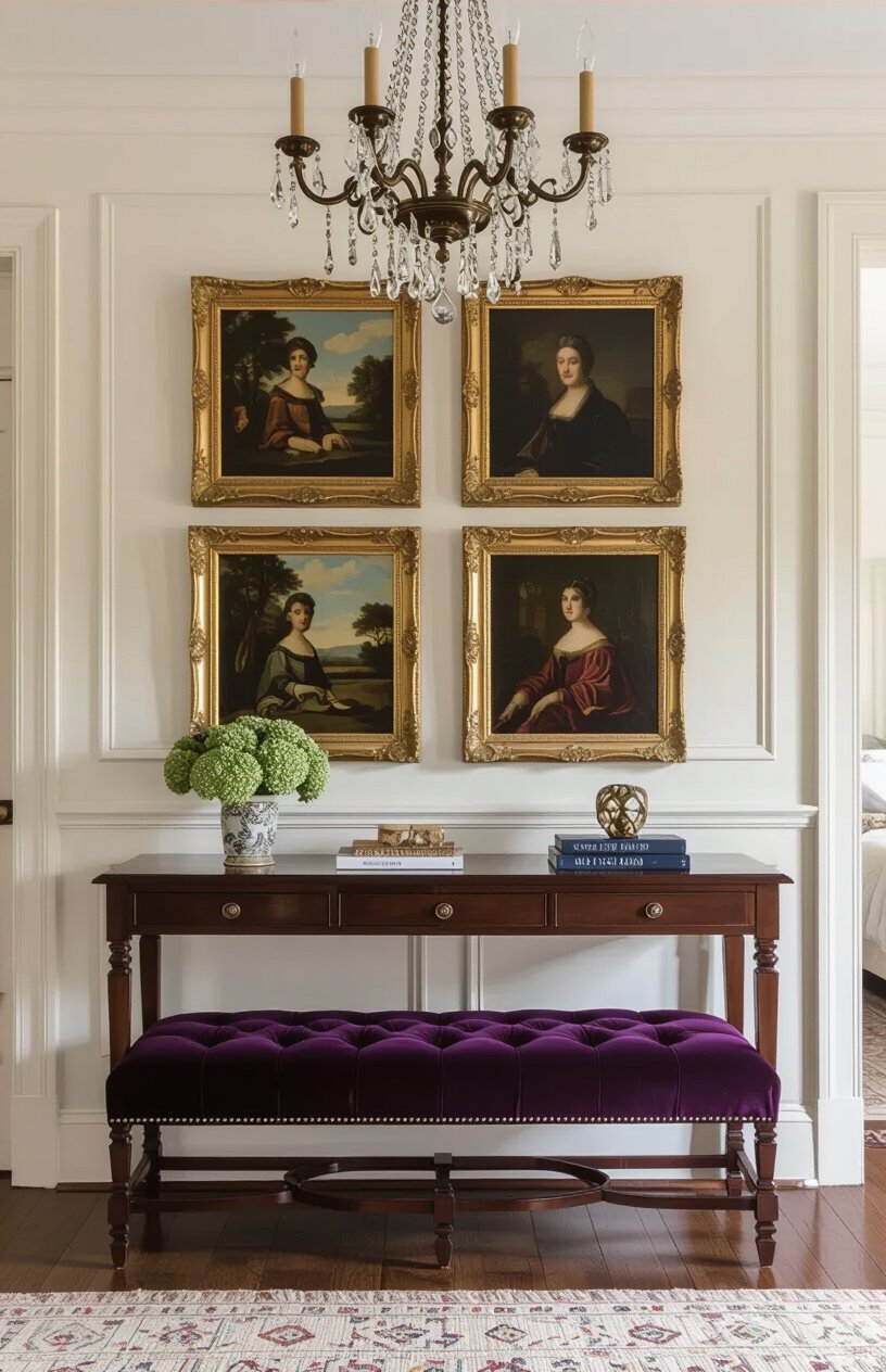 Classic Elegance with Dark Wood