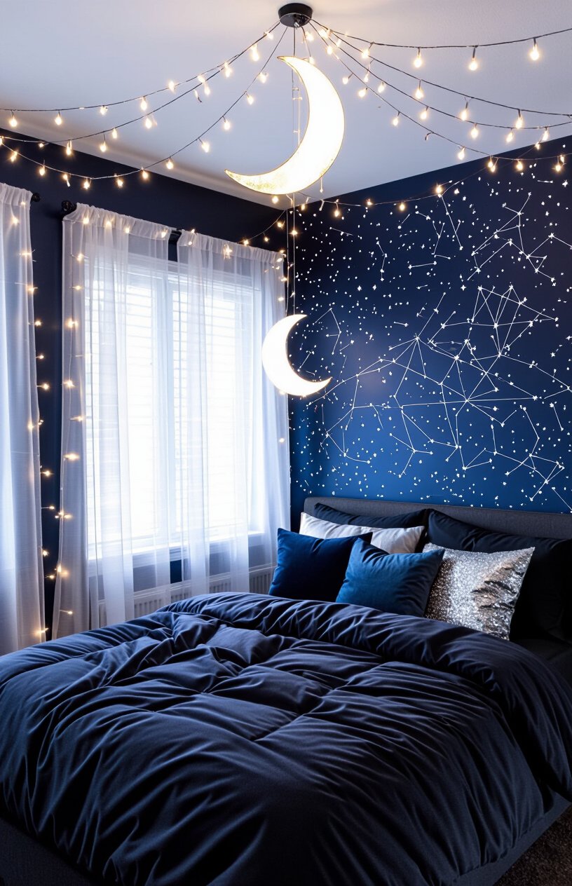 Celestial Night Sky