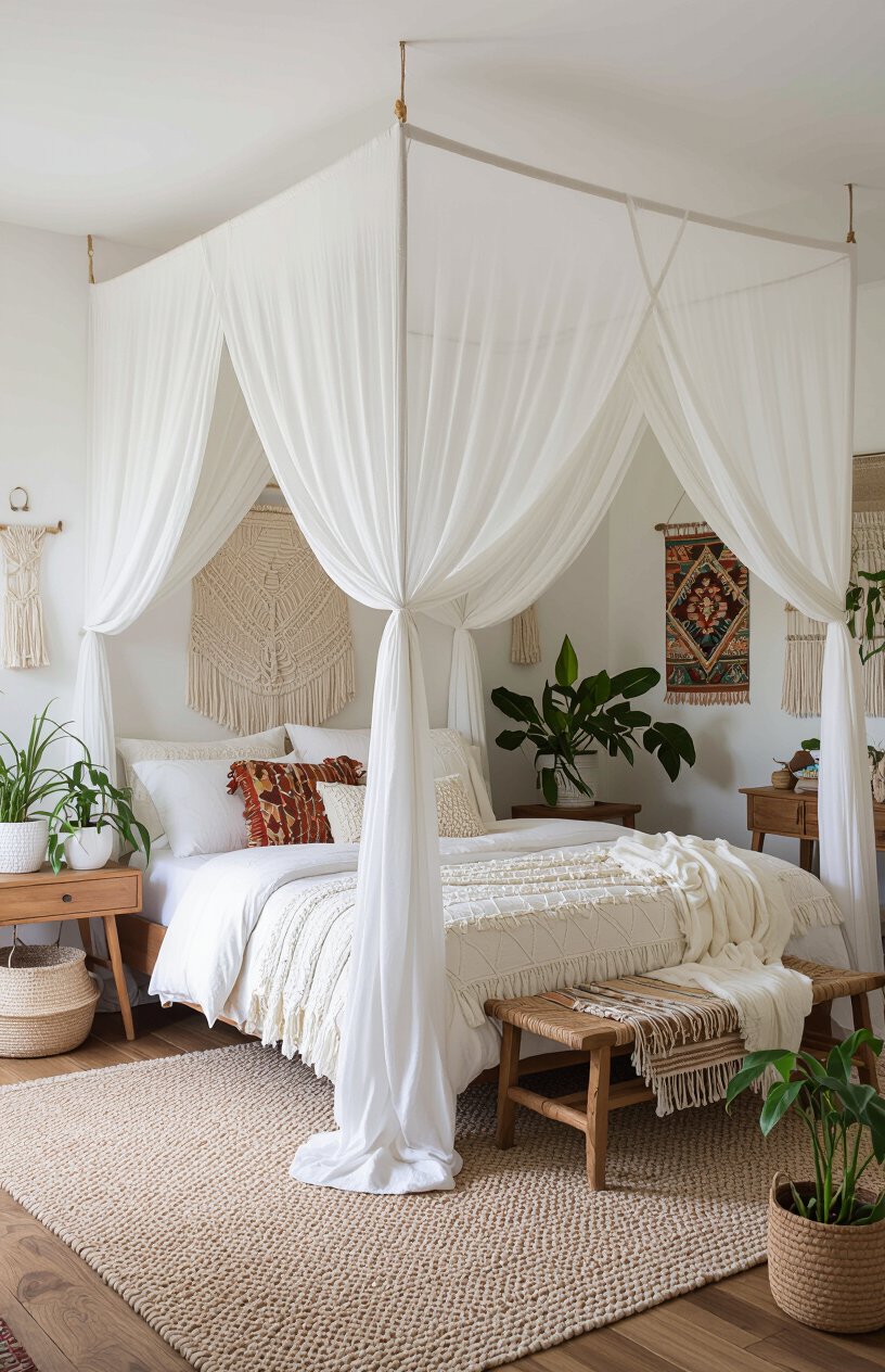 Boho White Oasis