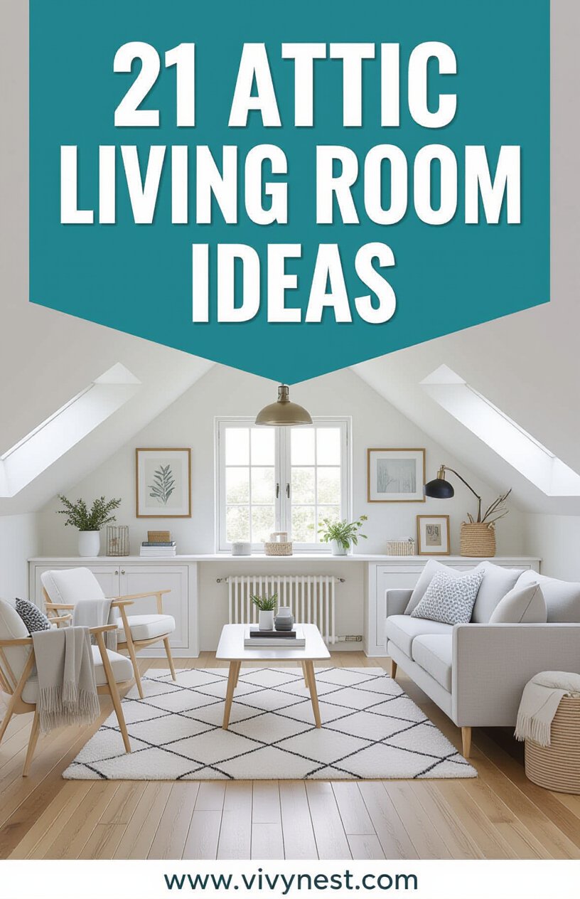 21 Attic Living Room Ideas