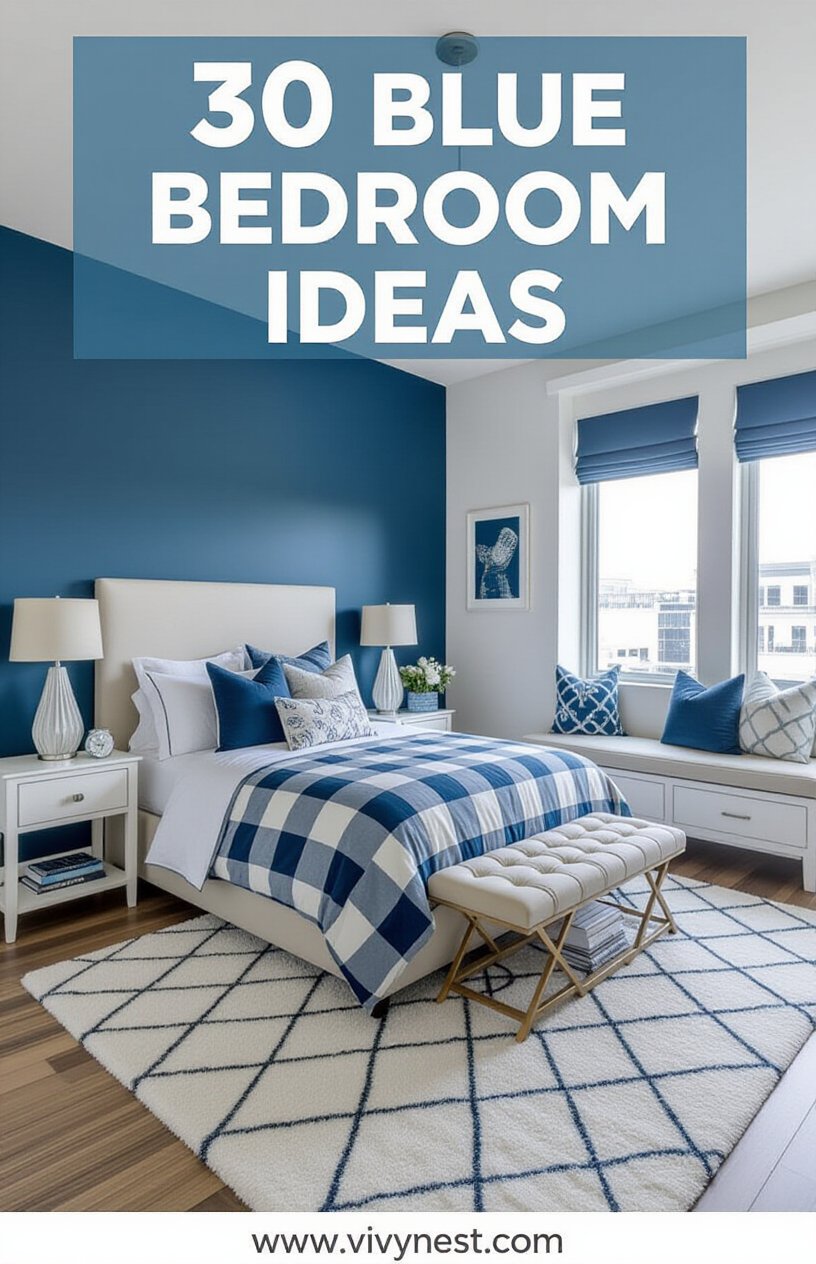 30 Blue Bedroom Ideas