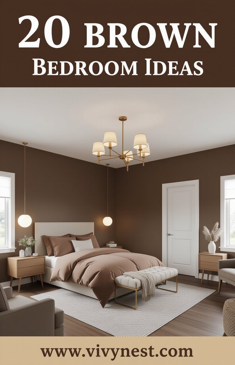 20 Brown Bedroom Ideas