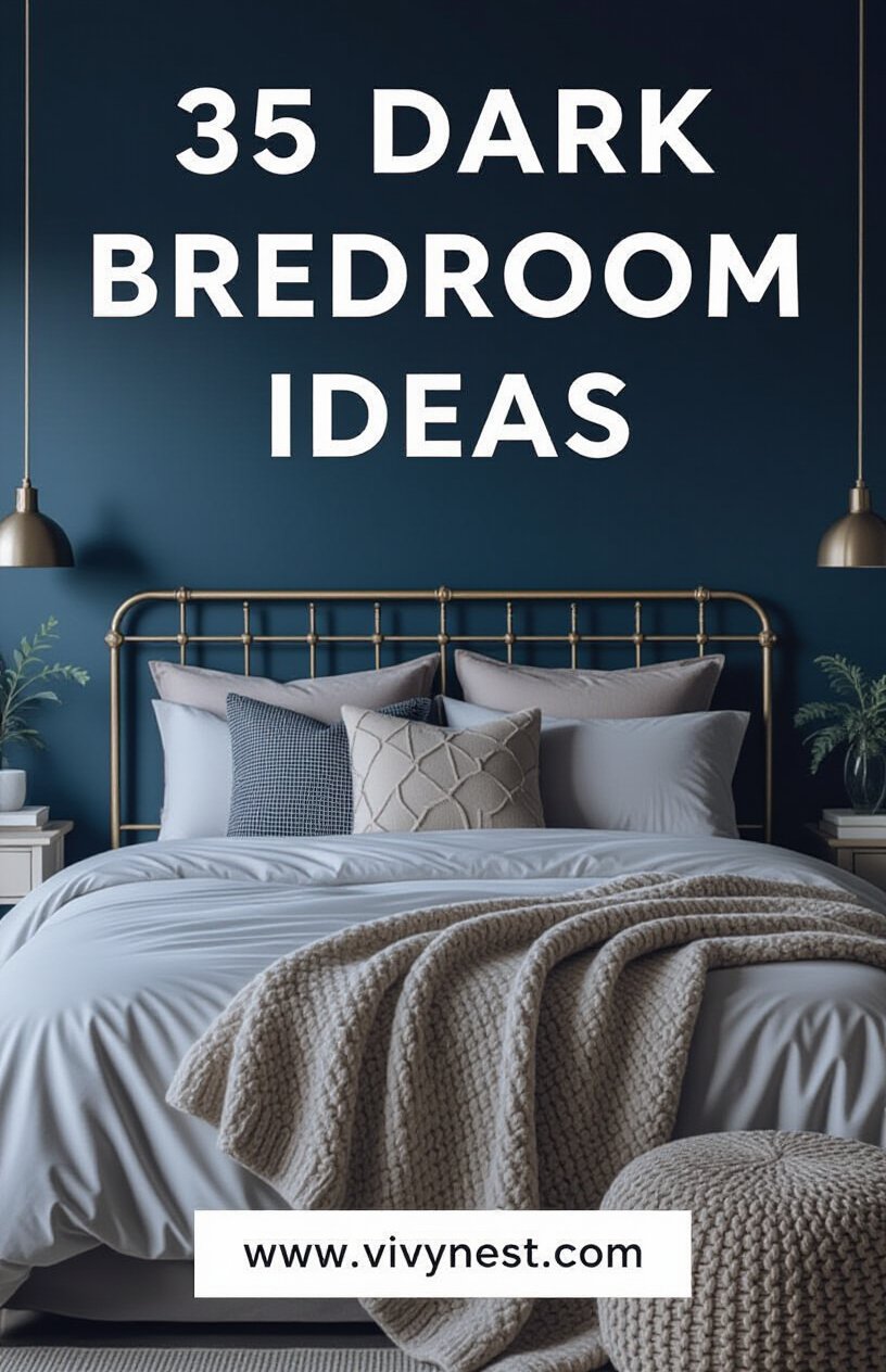 35 Dark Bedroom Ideas