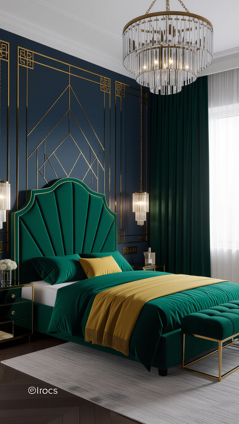 Art Deco Inspired Bedroom