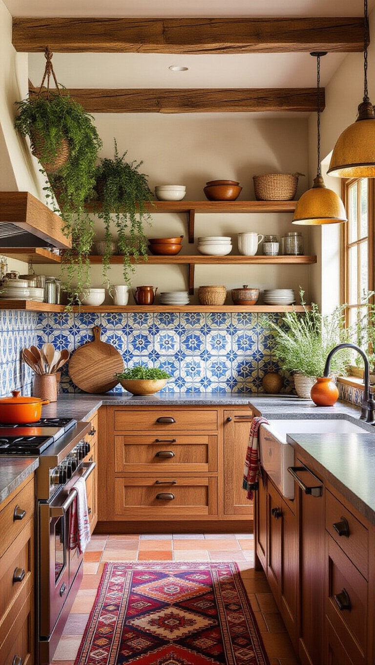 Bohemian Baltic Brown Granite Kitchen