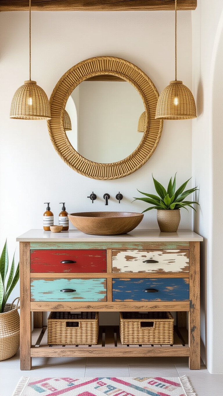 Bohemian Chic Single Sink Vanity