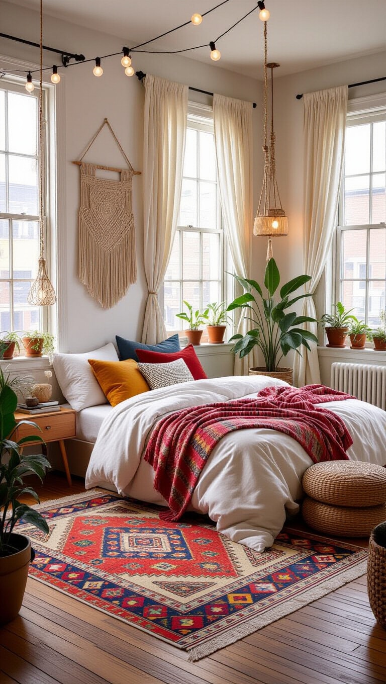 Bohemian Downtown Artist’s Bedroom