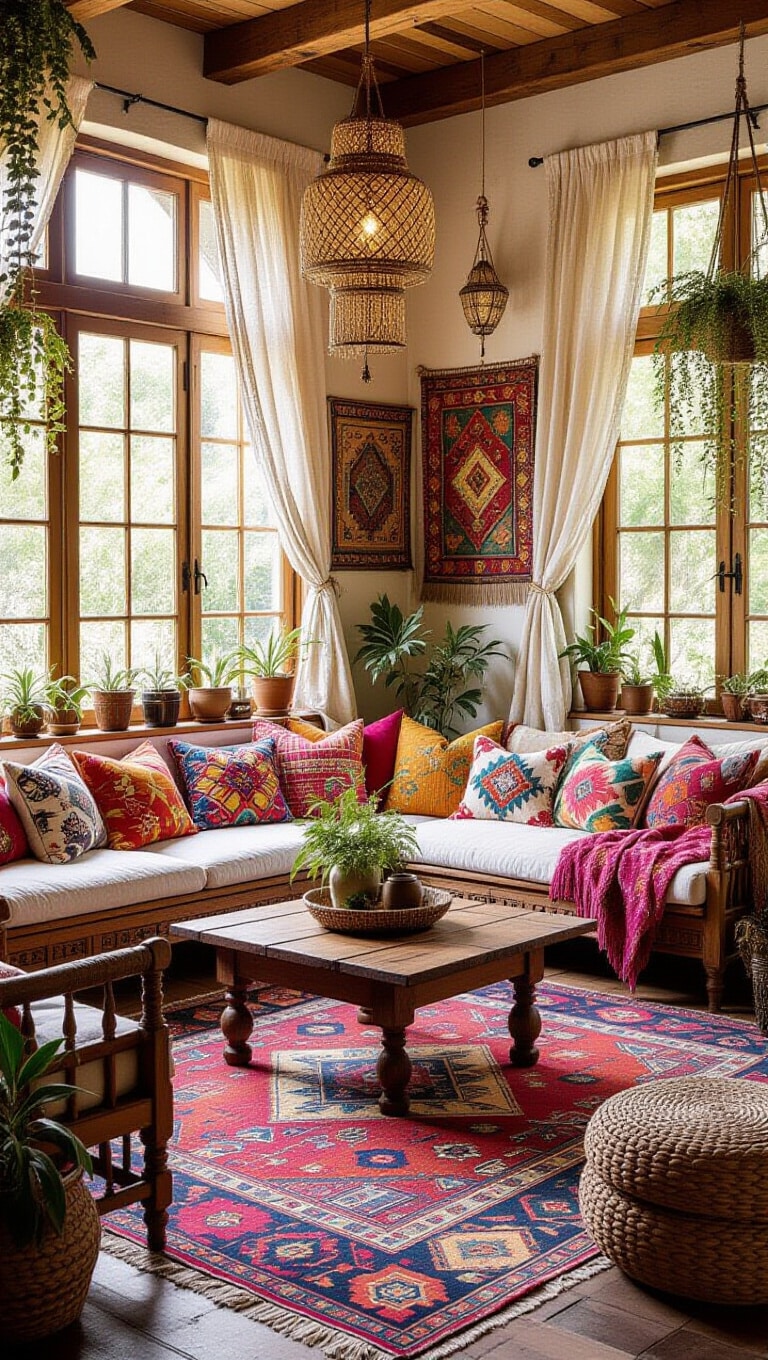 Bohemian Eclectic Home Interior