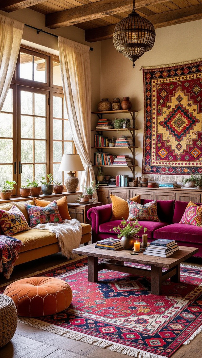 Bohemian Eclectic Living Space