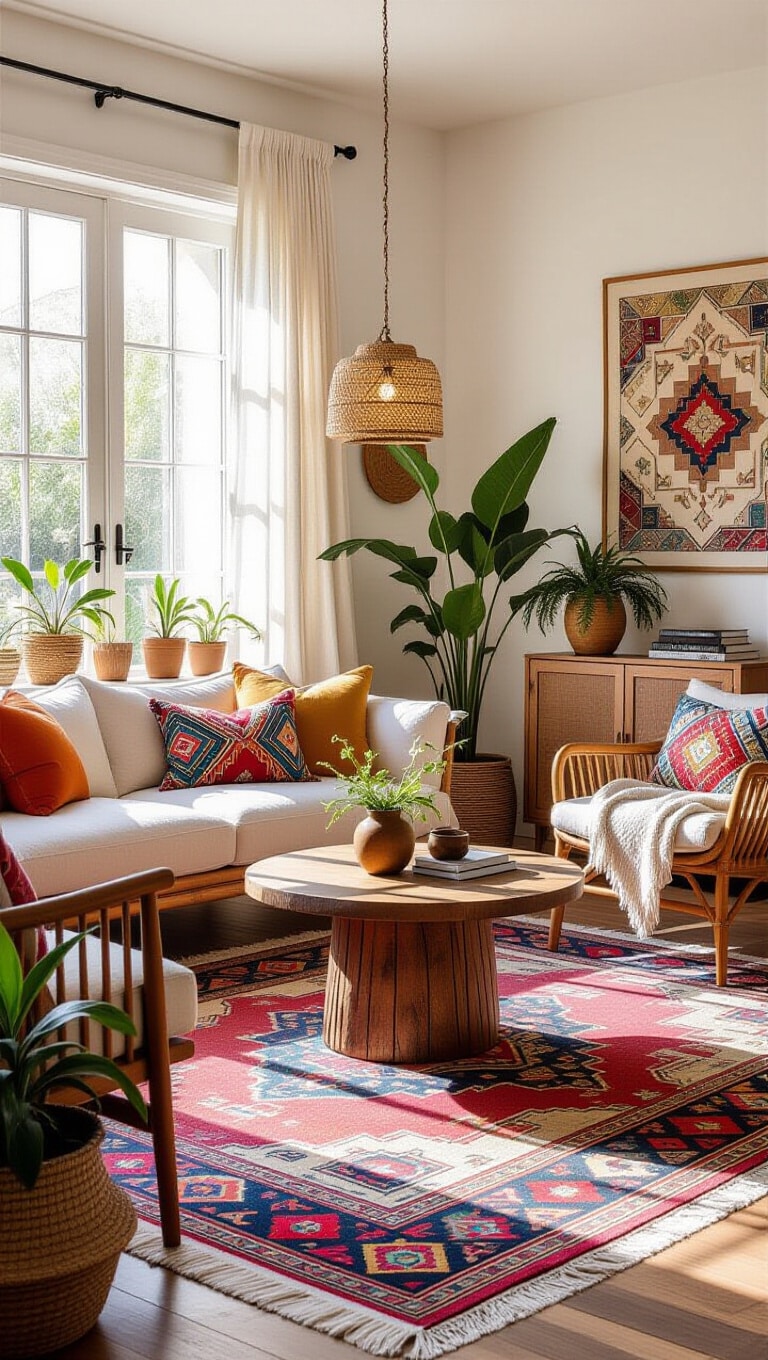 Bohemian Eclectic Living Space