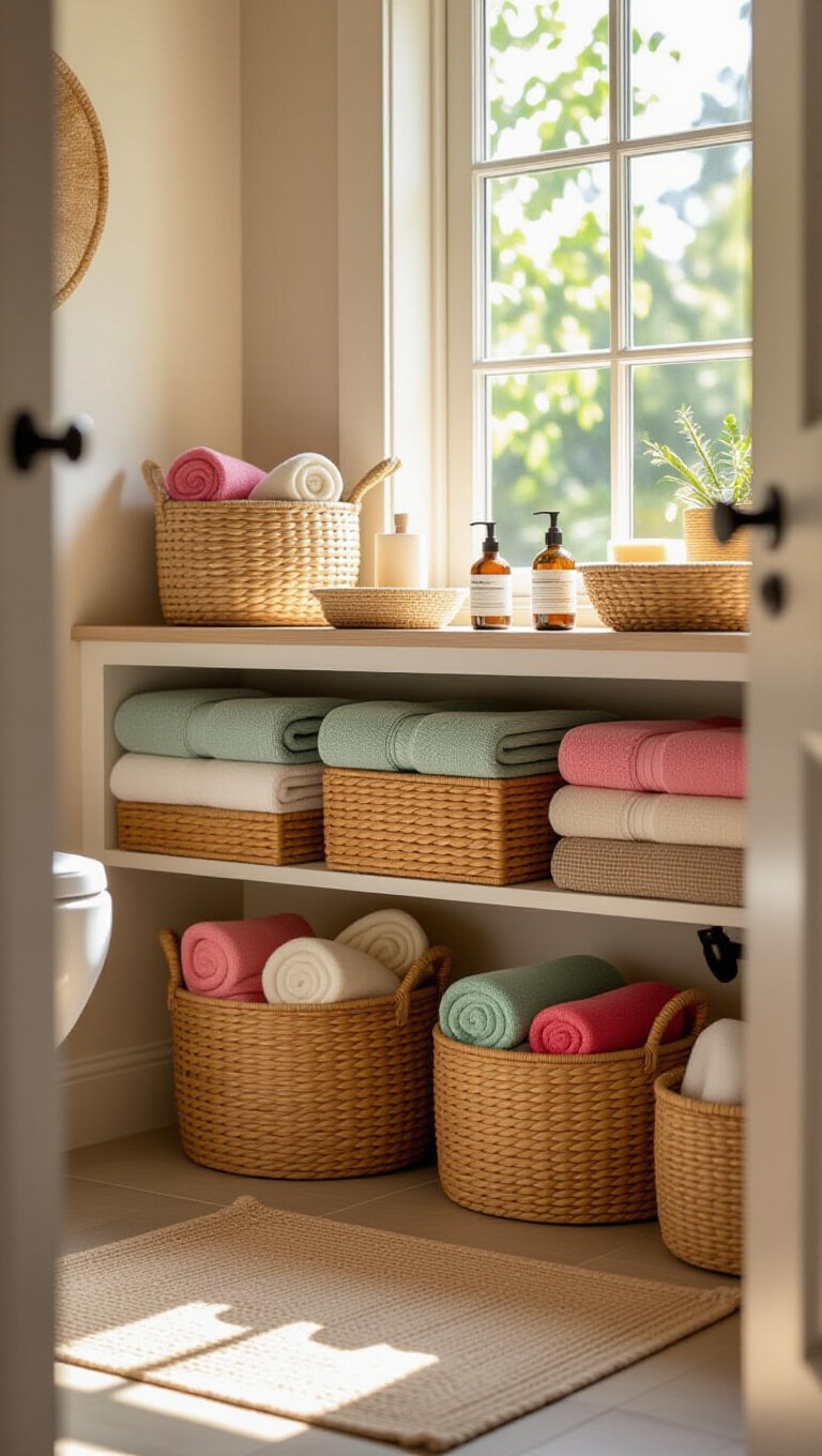 Bohemian Woven Basket Arrangement