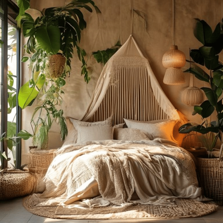 Boho Chic Beige Sanctuary
