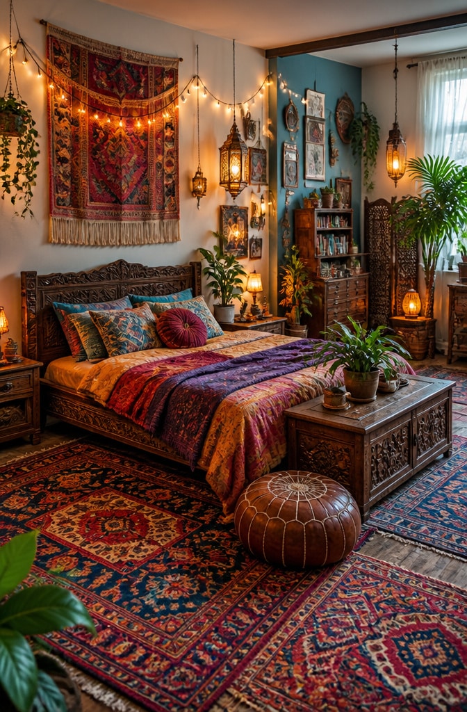 Bold Bohemian Eclectic Bedroom